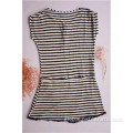 Summer Casual Dresses Women Striped Round Neck Dress Manufactory